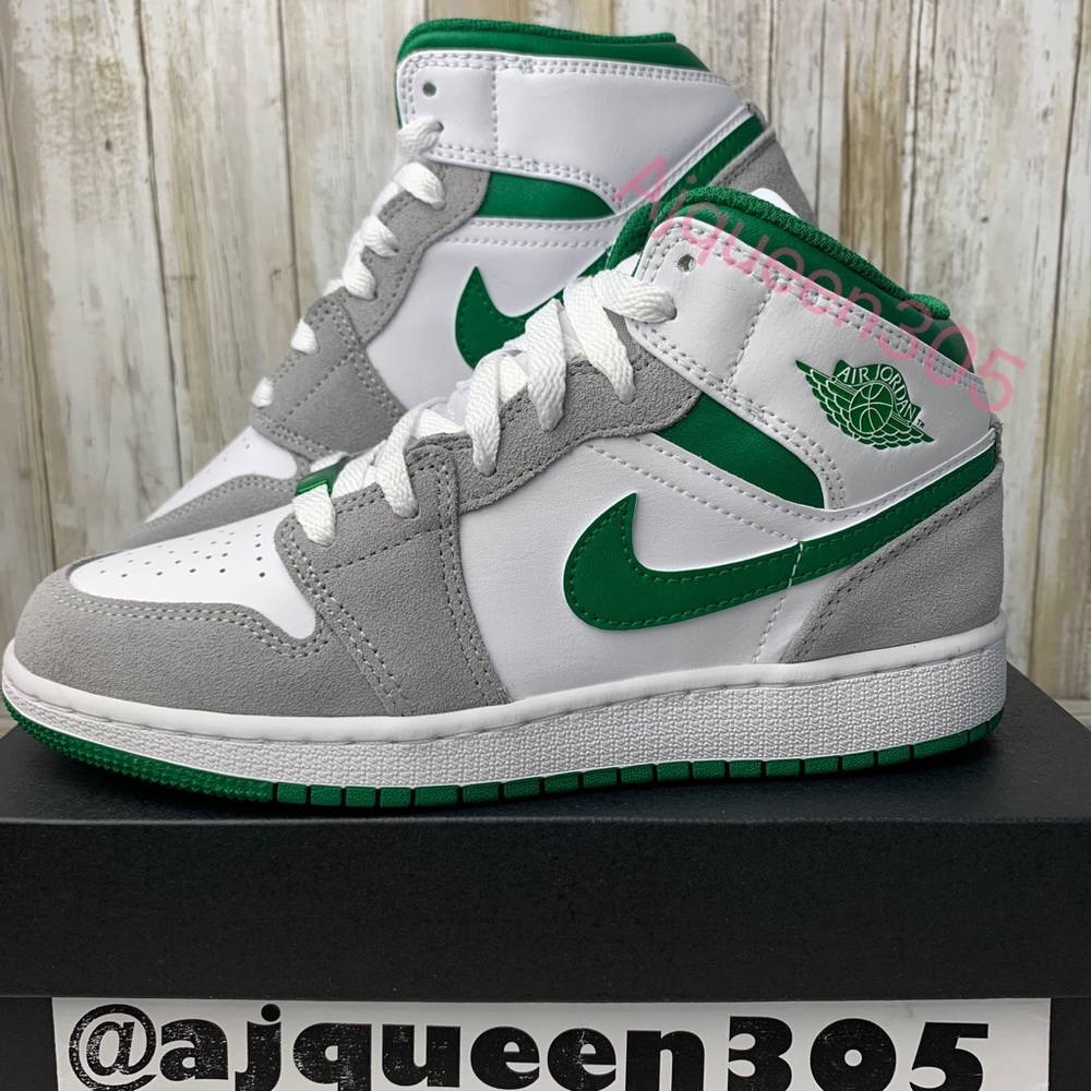 Air Jordan 1 mid Pine Green - Picture 1 of 5